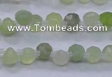 CXJ215 Top drilled 7*7mm faceted teardrop New jade beads