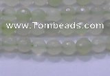 CXJ218 15.5 inches 6mm faceted round New jade beads wholesale