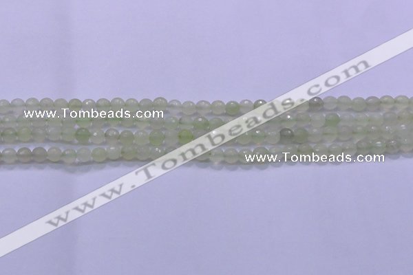 CXJ218 15.5 inches 6mm faceted round New jade beads wholesale