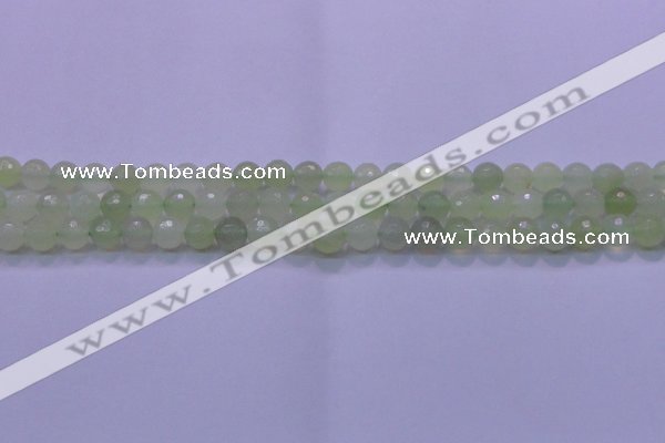CXJ219 15.5 inches 8mm faceted round New jade beads wholesale