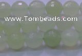 CXJ220 15.5 inches 10mm faceted round New jade beads wholesale