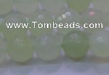 CXJ221 15.5 inches 12mm faceted round New jade beads wholesale