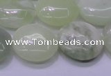 CXJ227 15.5 inches 20mm flat round New jade beads wholesale