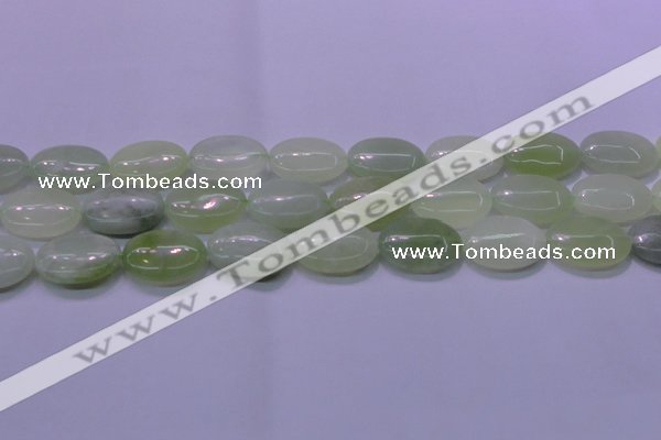 CXJ233 15.5 inches 18*25mm oval New jade beads wholesale