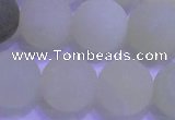 CXJ306 15.5 inches 16mm round matte New jade beads wholesale