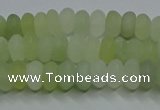 CXJ311 15.5 inches 5*8mm rondelle matte New jade beads wholesale