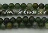 CXJ400 15.5 inches 4mm round Xinjiang jade beads wholesale