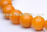 CYJ12 16 inches 10mm round yellow jade gemstone beads Wholesale