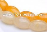 CYJ34 16 inch 10*14mm rice yellow jade gemstone beads Wholesale