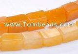 CYJ41 16 inch 5*7mm cuboid yellow jade gemstone beads Wholesale