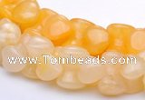 CYJ42 16 inch 9*12mm dumbbell-shaped yellow jade gemstone beads