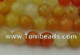 CYJ621 15.5 inches 6mm round yellow jade beads wholesale