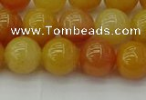CYJ623 15.5 inches 10mm round yellow jade beads wholesale