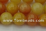 CYJ624 15.5 inches 12mm round yellow jade beads wholesale