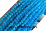 CYJ679 15 inches 4mm round dyed yellow jade beads wholesale