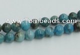 CYQ51 15.5 inches 6mm round dyed pyrite quartz beads wholesale