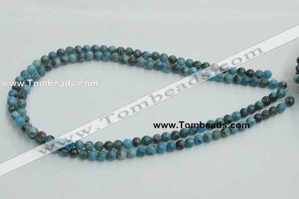 CYQ51 15.5 inches 6mm round dyed pyrite quartz beads wholesale