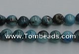 CYQ52 15.5 inches 8mm round dyed pyrite quartz beads wholesale