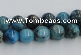 CYQ53 15.5 inches 10mm round dyed pyrite quartz beads wholesale