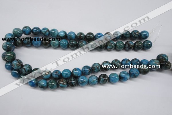 CYQ65 15.5 inches 12mm round dyed pyrite quartz beads wholesale