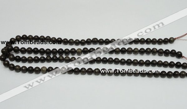 CZJ02 16 inches 6mm round zebra jasper gemstone beads Wholesale