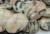 CZJ09 16 inches 18*25mm oval zebra jasper gemstone beads Wholesale