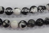 CZJ204 15.5 inches 10mm round black & white zebra jasper beads