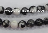 CZJ204 15.5 inches 10mm round black & white zebra jasper beads