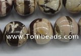 CZJ254 15.5 inches 16mm round zebra jasper beads wholesale