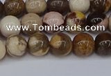 CZJ271 15.5 inches 6mm round zebra jasper beads wholesale