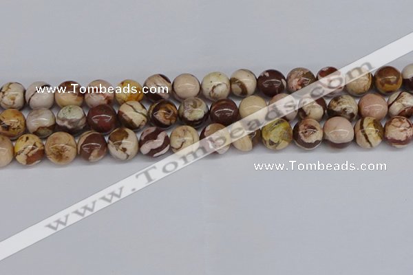 CZJ272 15.5 inches 8mm round zebra jasper beads wholesale