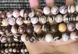 CZJ294 15.5 inches 12mm round brown zebra jasper beads wholesale