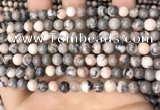 CZJ297 15.5 inches 6mm round pink zebra jasper beads wholesale