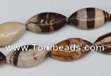 CZJ354 15.5 inches 10*20mm marquise zebra jasper beads wholesale