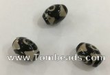 DZI325 10*14mm drum tibetan agate dzi beads wholesale