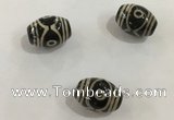 DZI346 10*14mm drum tibetan agate dzi beads wholesale