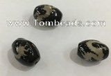 DZI355 10*14mm drum tibetan agate dzi beads wholesale