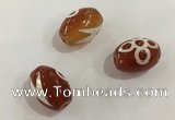 DZI369 10*14mm drum tibetan agate dzi beads wholesale