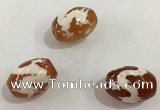 DZI371 10*14mm drum tibetan agate dzi beads wholesale