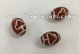 DZI391 10*14mm drum tibetan agate dzi beads wholesale