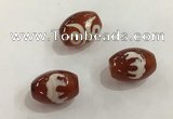 DZI393 10*14mm drum tibetan agate dzi beads wholesale