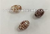 DZI396 10*14mm drum tibetan agate dzi beads wholesale