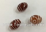 DZI398 10*14mm drum tibetan agate dzi beads wholesale