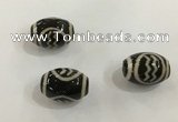 DZI413 10*14mm drum tibetan agate dzi beads wholesale