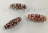 DZI420 10*28mm drum tibetan agate dzi beads wholesale