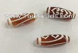 DZI423 10*28mm drum tibetan agate dzi beads wholesale