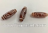 DZI441 10*30mm drum tibetan agate dzi beads wholesale