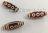 DZI450 10*30mm drum tibetan agate dzi beads wholesale