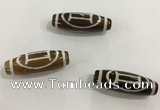 DZI455 10*30mm drum tibetan agate dzi beads wholesale