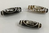 DZI456 10*30mm drum tibetan agate dzi beads wholesale